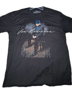 Black Graphic Short Sleeve Tour Tee